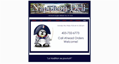 Desktop Screenshot of napoleondeli.com