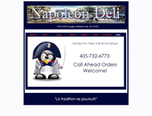 Tablet Screenshot of napoleondeli.com